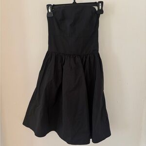 European Tie Back H&M strapless dress